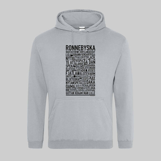 Ronnebyska Dialekt Text Hoodie