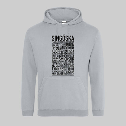 Singöska Dialekt Text Hoodie