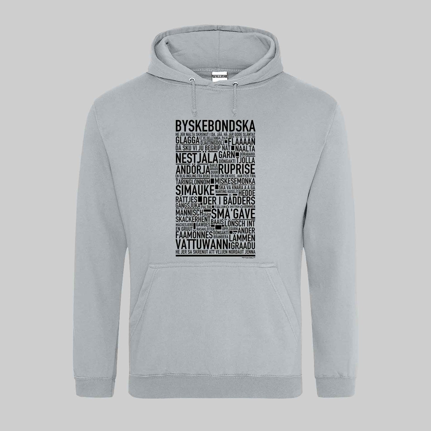 Byskebondska Dialekt Text Hoodie