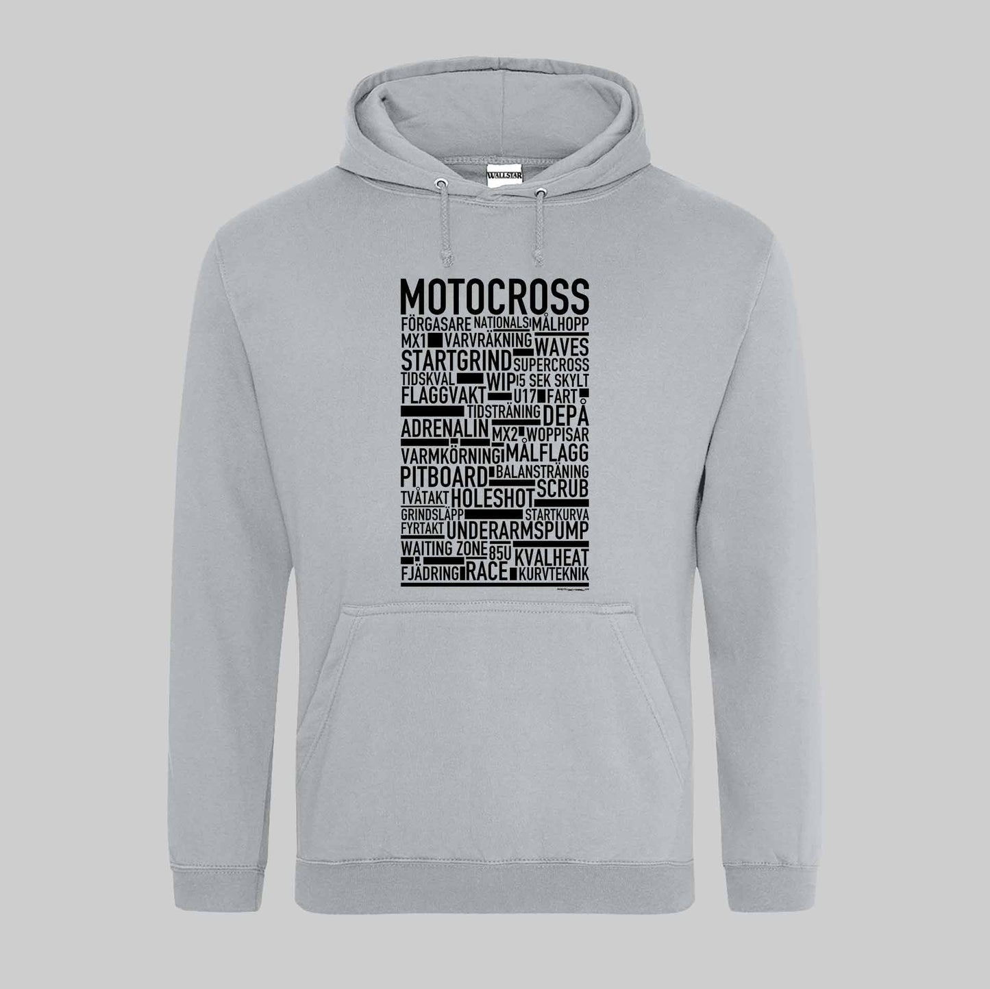 Motocross Text Hoodie