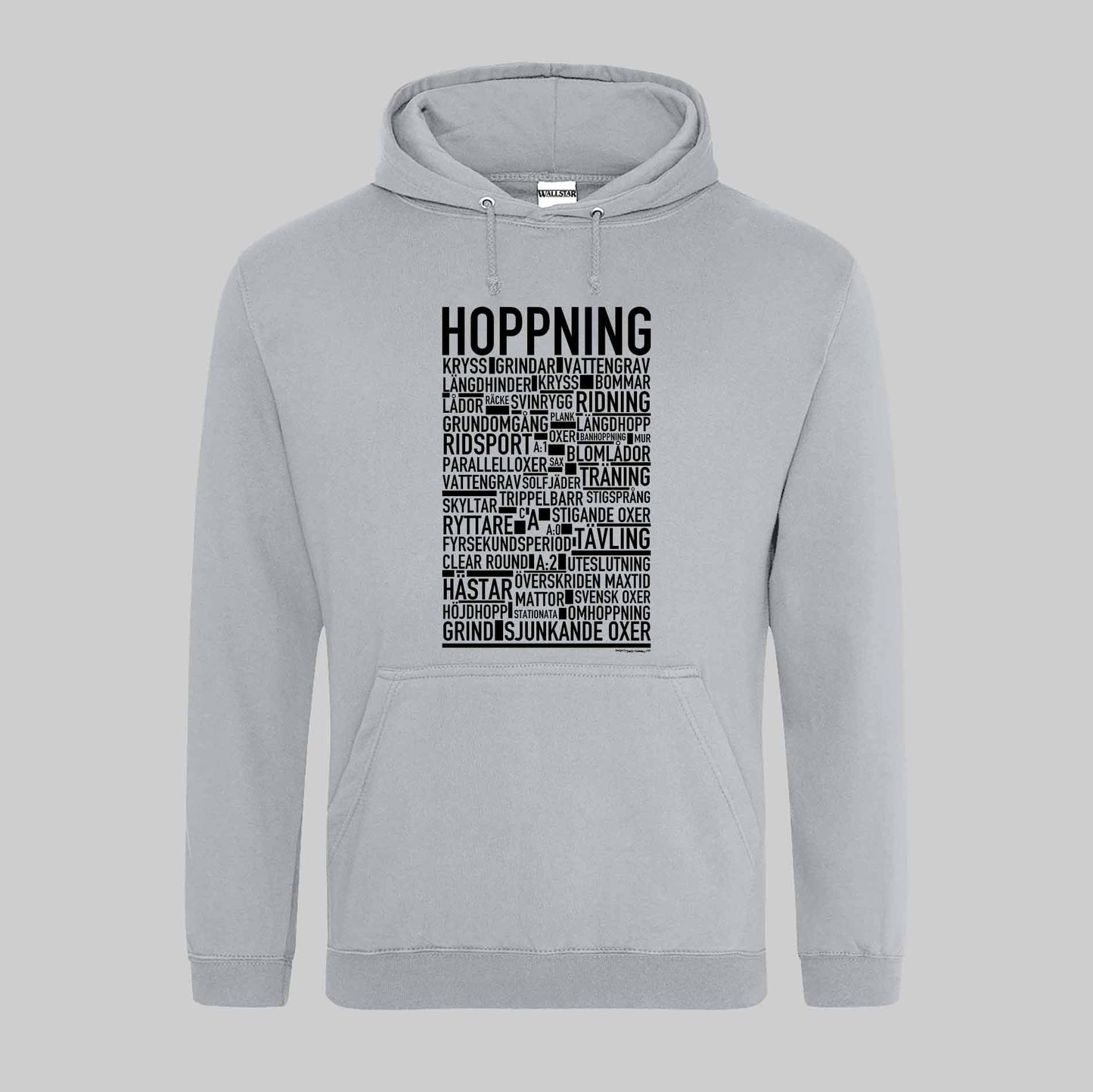 Hoppning Text Hoodie