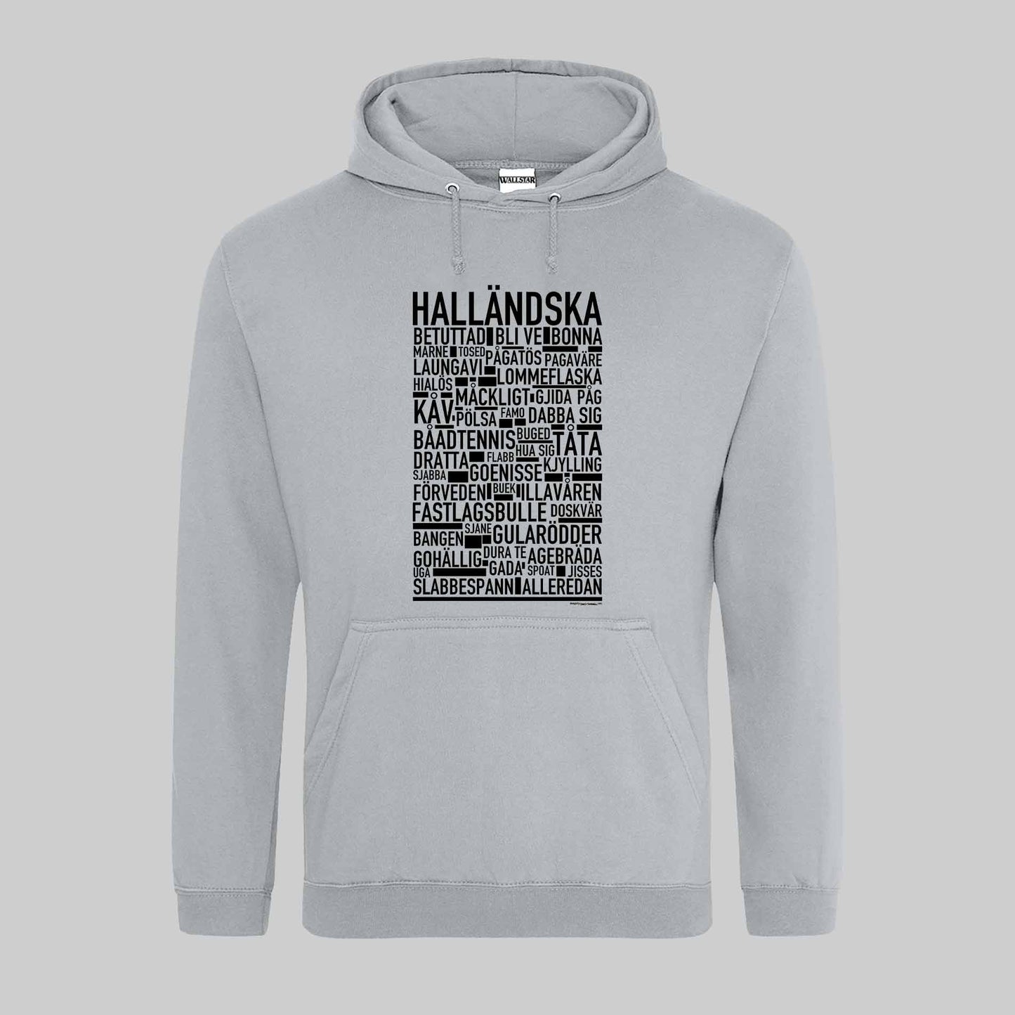 Halländska Dialekt Text Hoodie