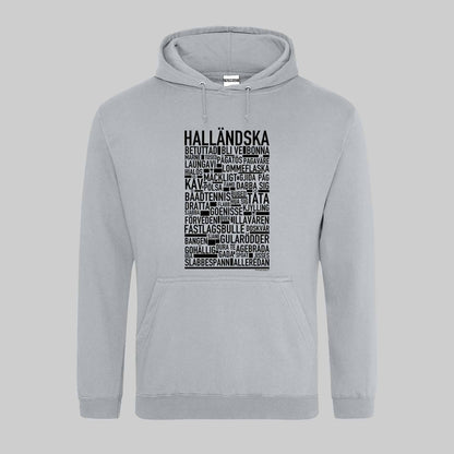 Halländska Dialekt Text Hoodie