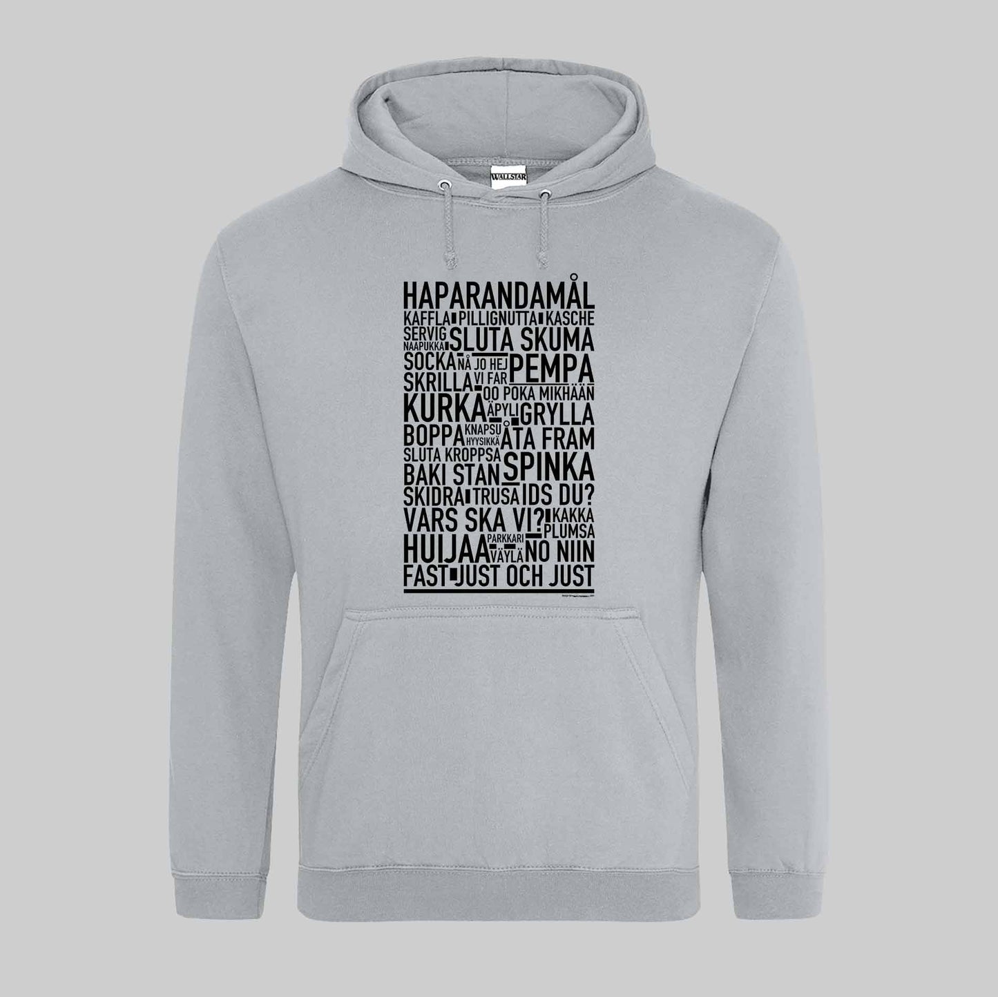 Haparandamål Dialekt Text Hoodie