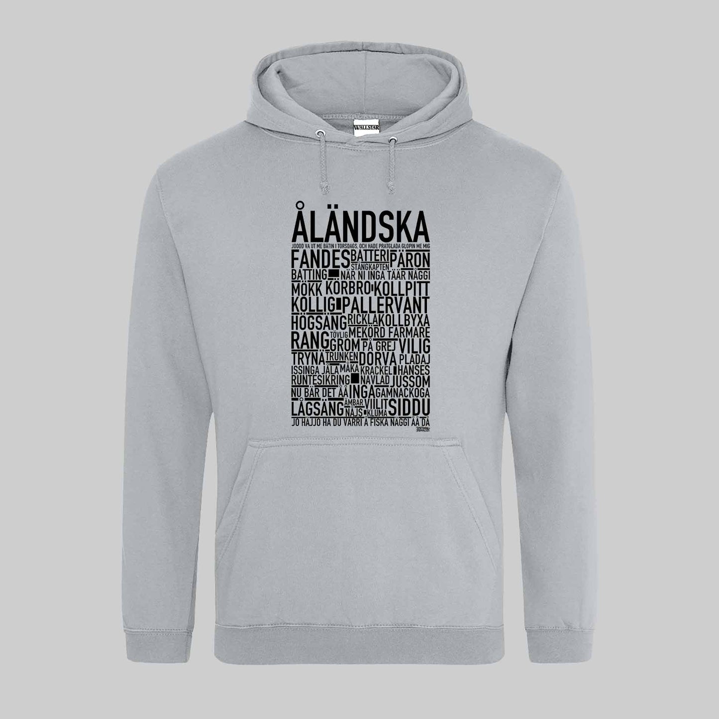 Åländska Dialekt Text Hoodie