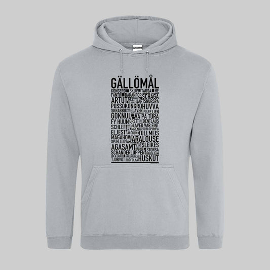 Gällömål Dialekt Text Hoodie