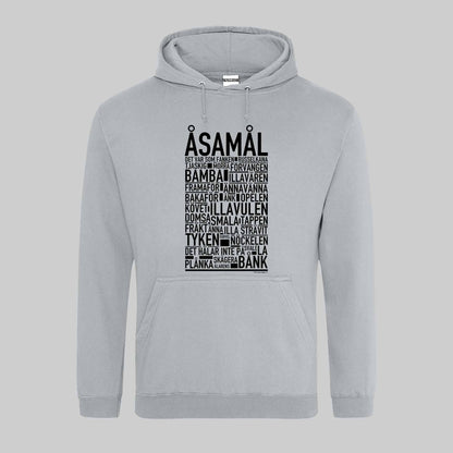 Åsamål Dialekt Text Hoodie