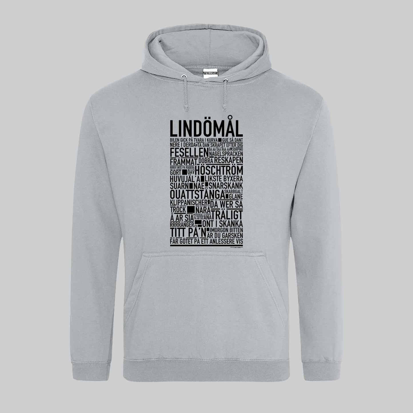 Lindömål Dialekt Text Hoodie