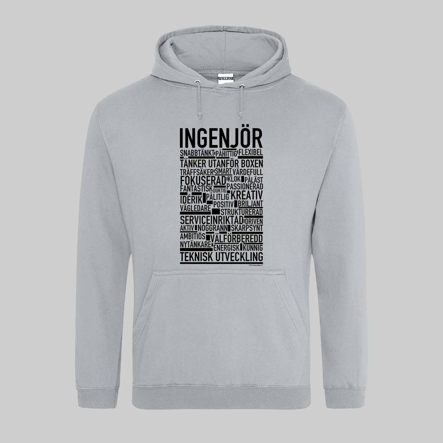 Ingenjör Text Hoodie