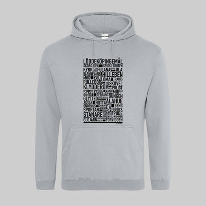 Löddeköpingemål Dialekt Text Hoodie