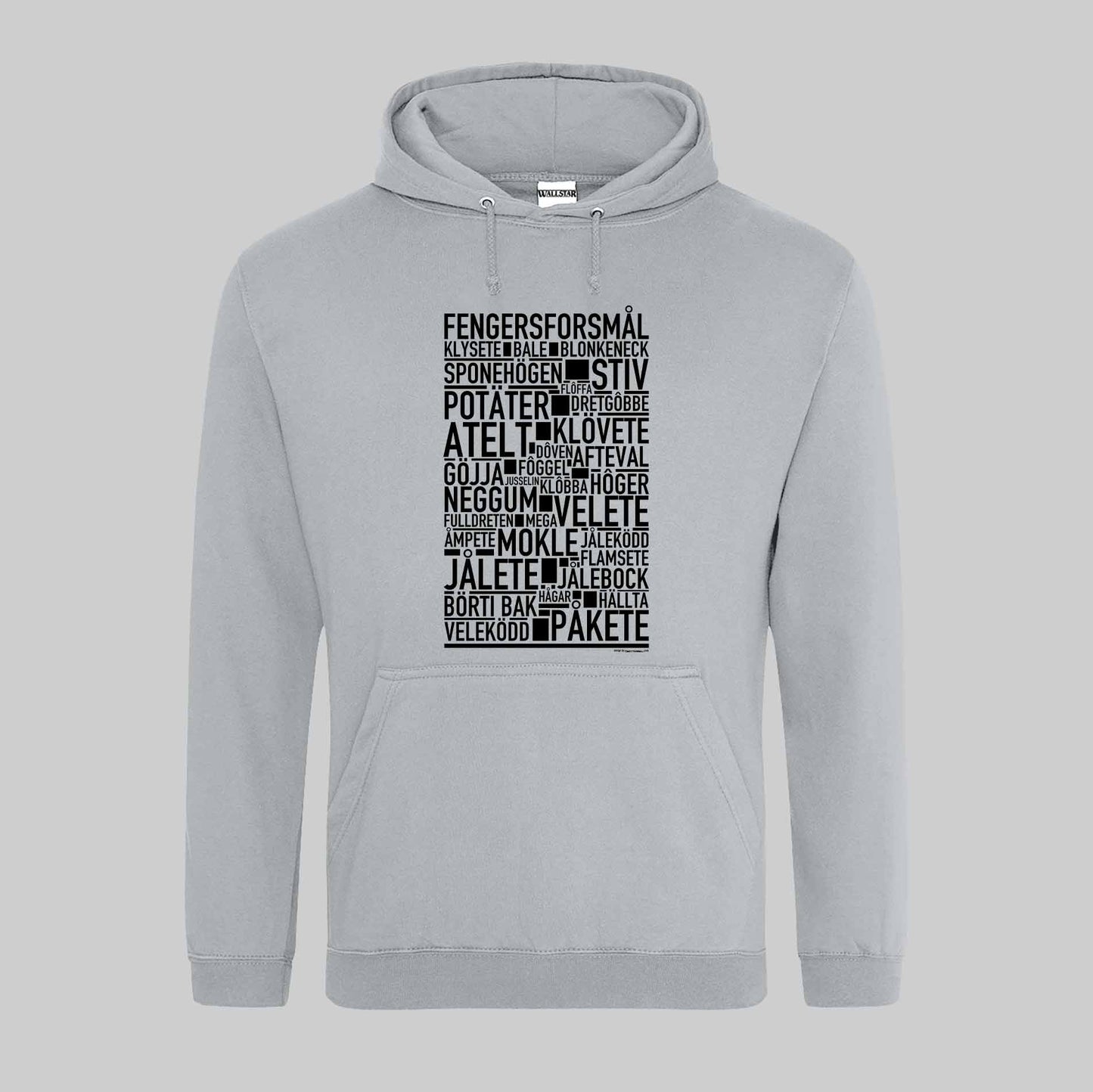 Fengersforsmål Dialekt Text Hoodie