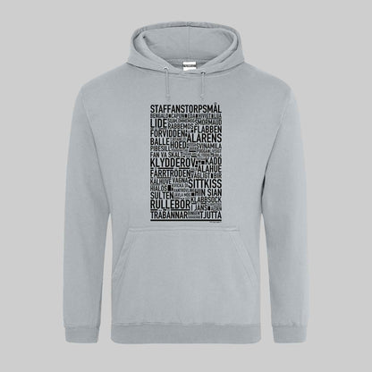 Staffanstorpsmål Dialekt Text Hoodie
