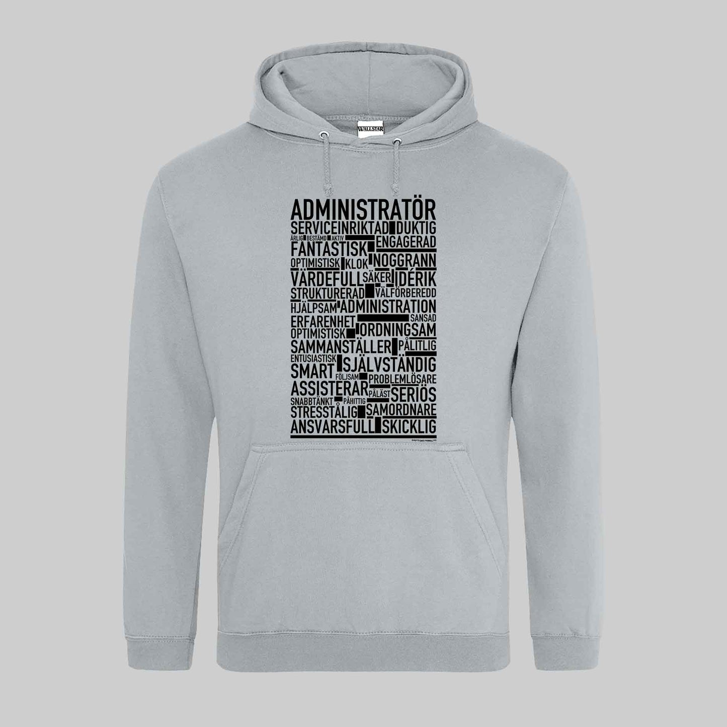 Administratör Text Hoodie