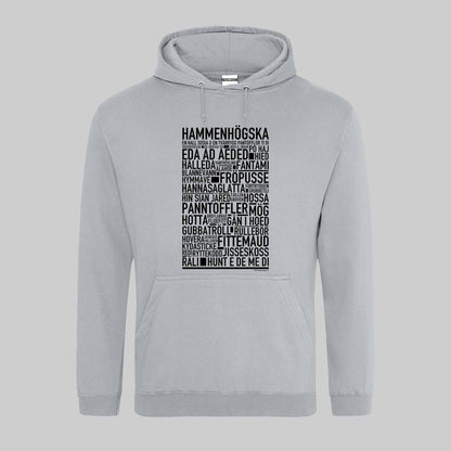 Hammenhögska Dialekt Text Hoodie