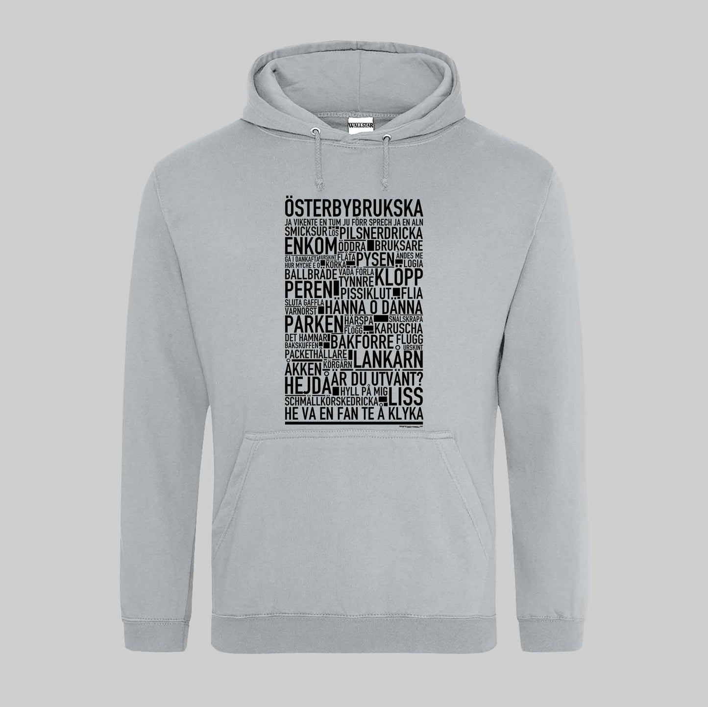 Österbybrukska Dialekt Text Hoodie