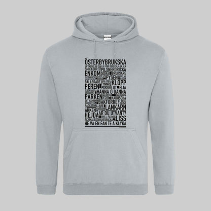 Österbybrukska Dialekt Text Hoodie
