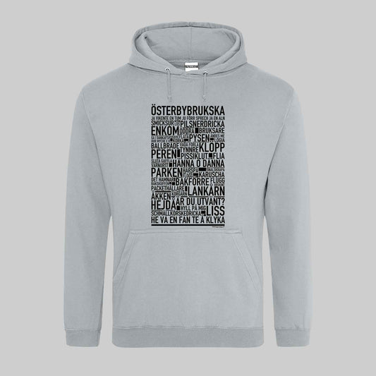 Österbybrukska Dialekt Text Hoodie