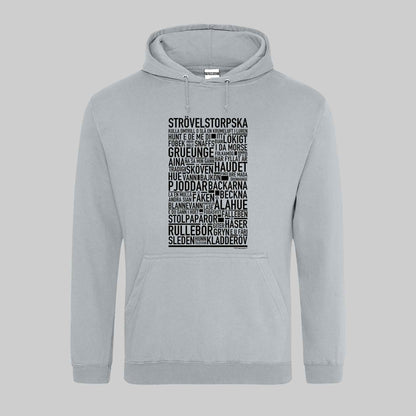 Strövelstorpska Dialekt Text Hoodie