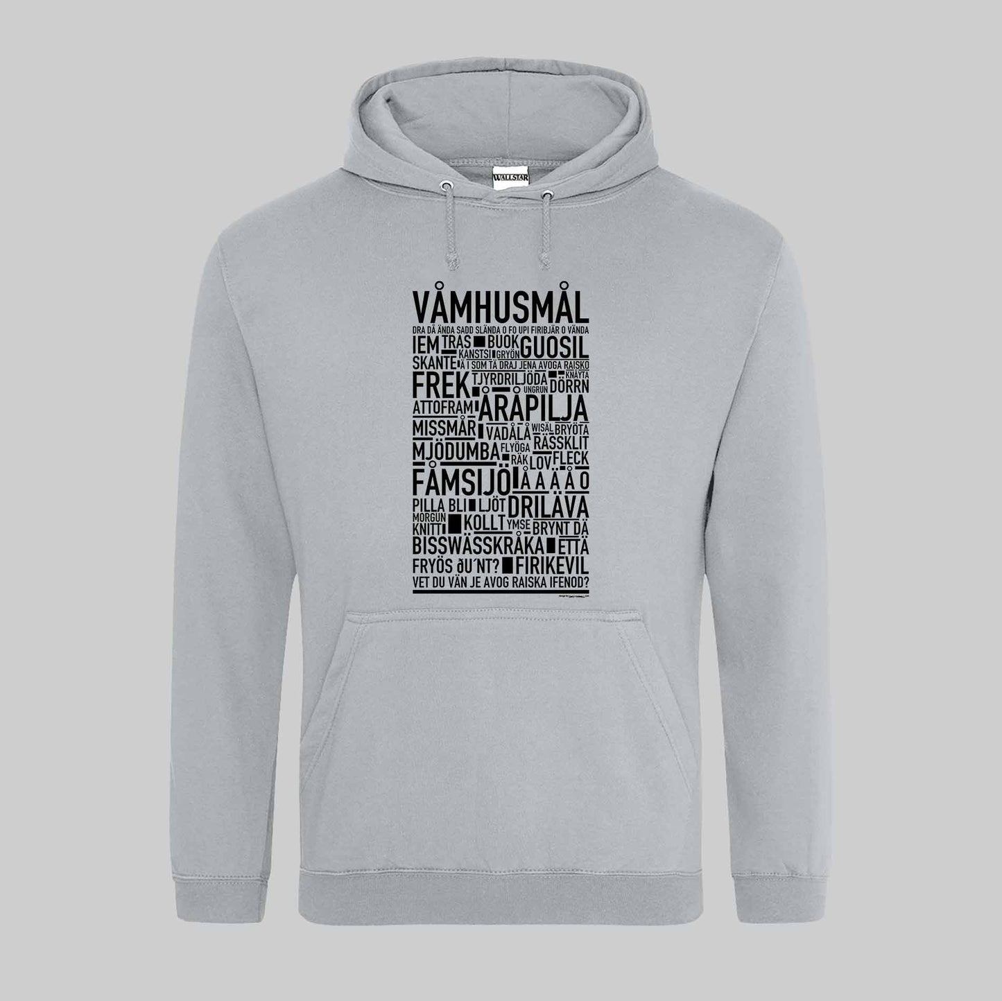 Våmhusmål Dialekt Text Hoodie