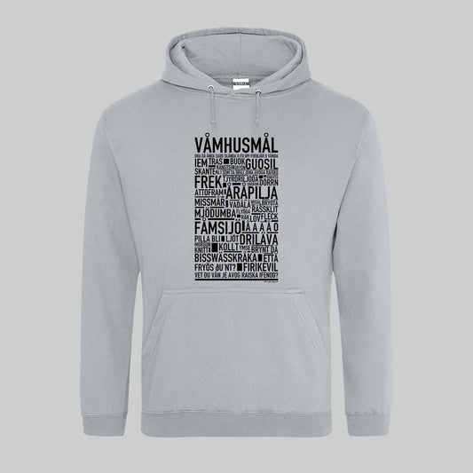 Våmhusmål Dialekt Text Hoodie