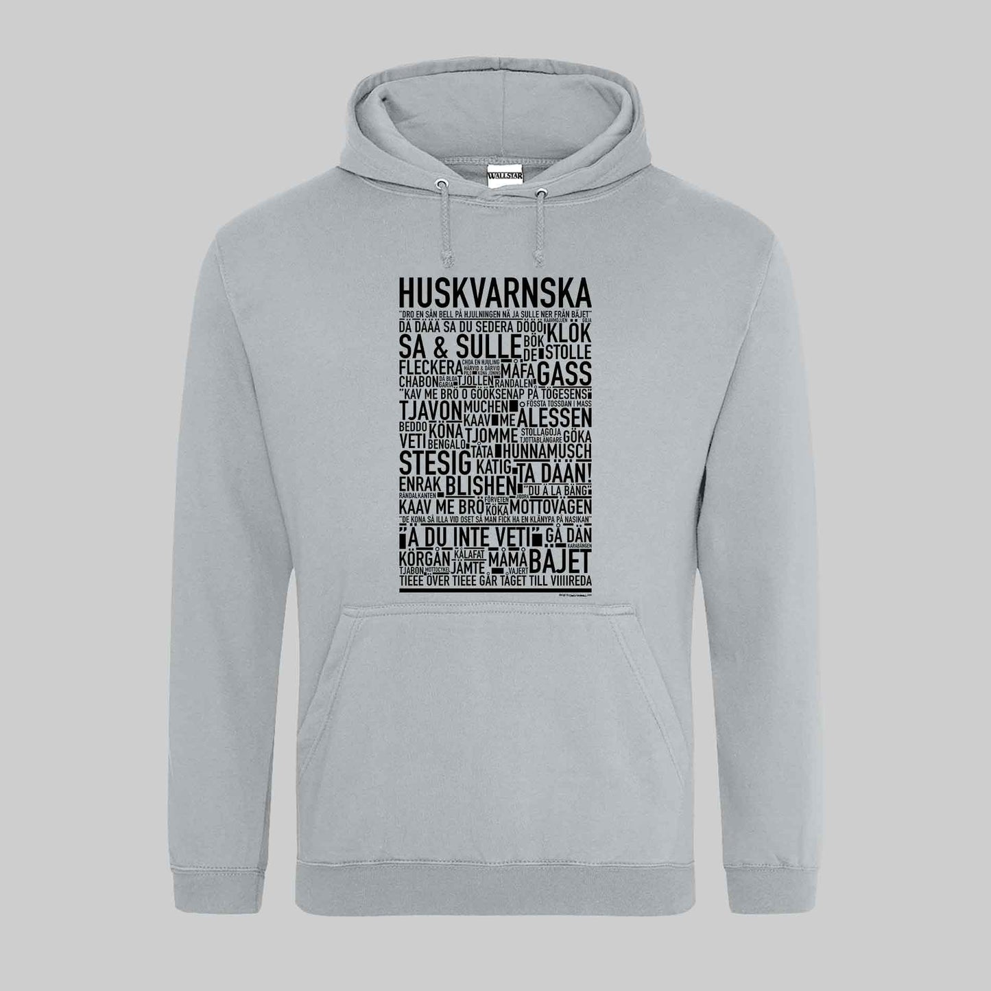 Huskvarnska Dialekt Text Hoodie