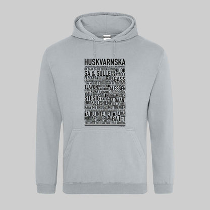 Huskvarnska Dialekt Text Hoodie