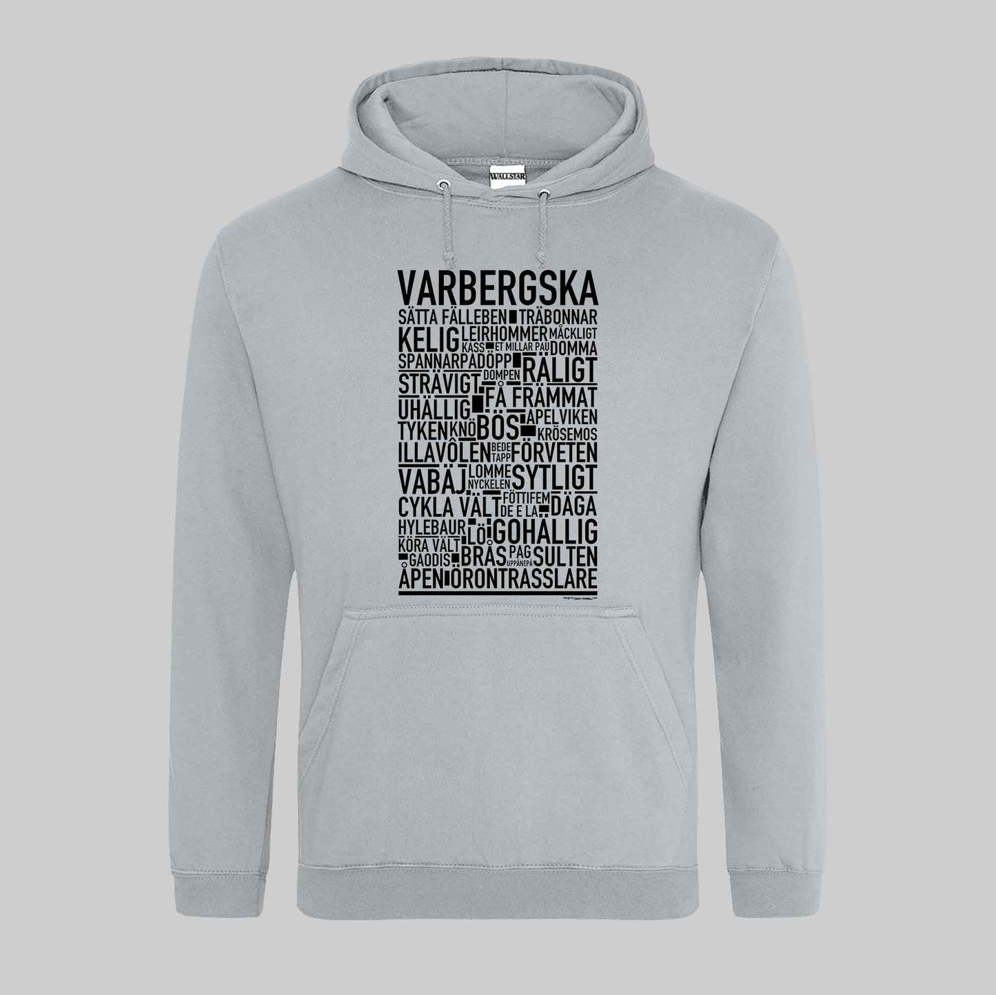 Varbergska Dialekt Text Hoodie