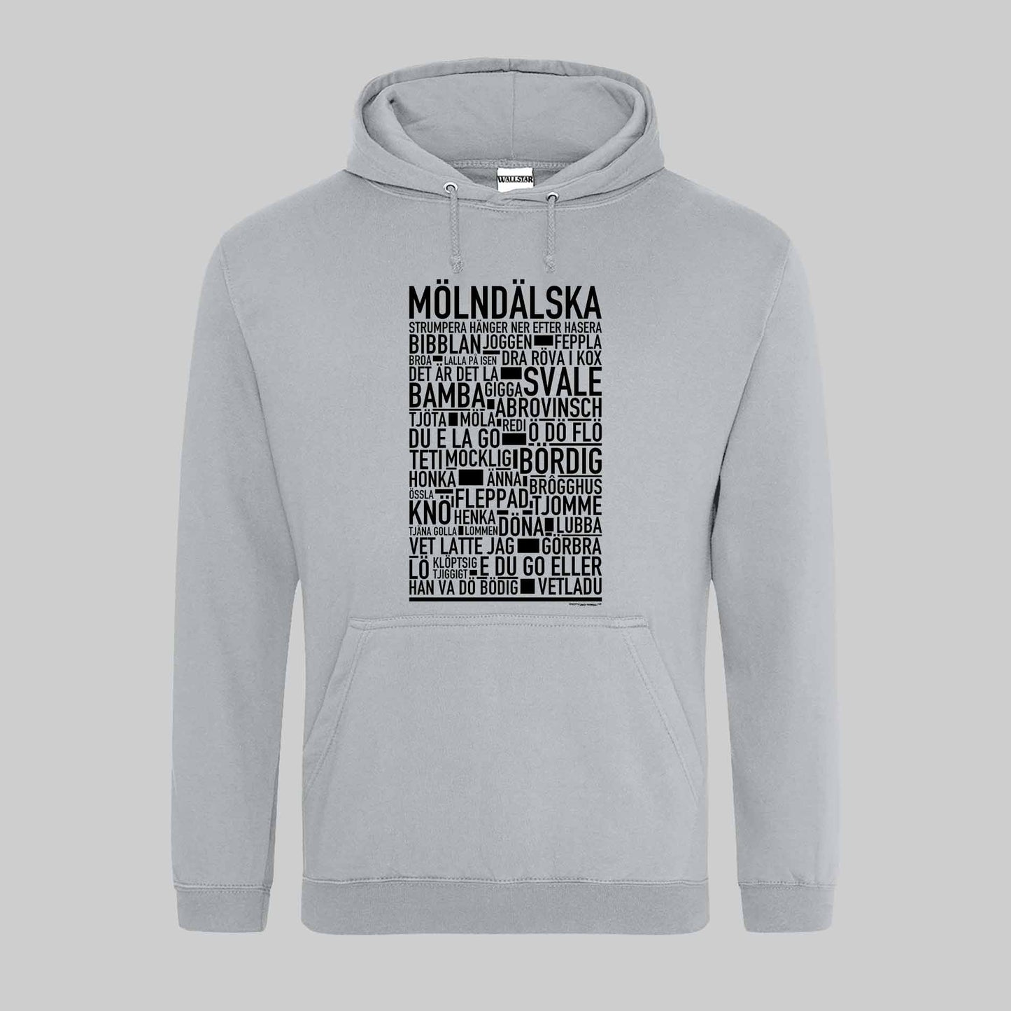 Mölndälska Dialekt Text Hoodie