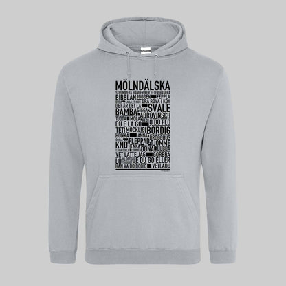 Mölndälska Dialekt Text Hoodie
