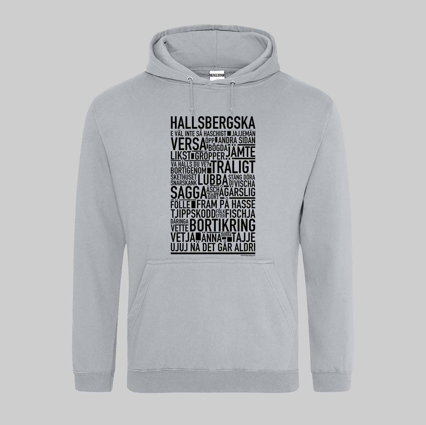 Hallsbergska Dialekt Text Hoodie