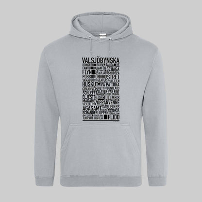 Valsjöbynska Dialekt Text Hoodie