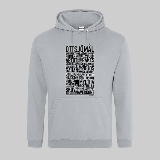 Ottsjömål Dialekt Text Hoodie