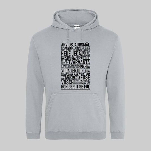 Arvidsjaursmål Dialekt Text Hoodie