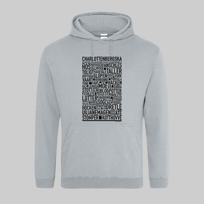 Charlottenbergska Dialekt Text Hoodie