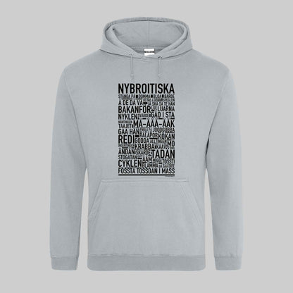 Nybroitiska Dialekt Text Hoodie