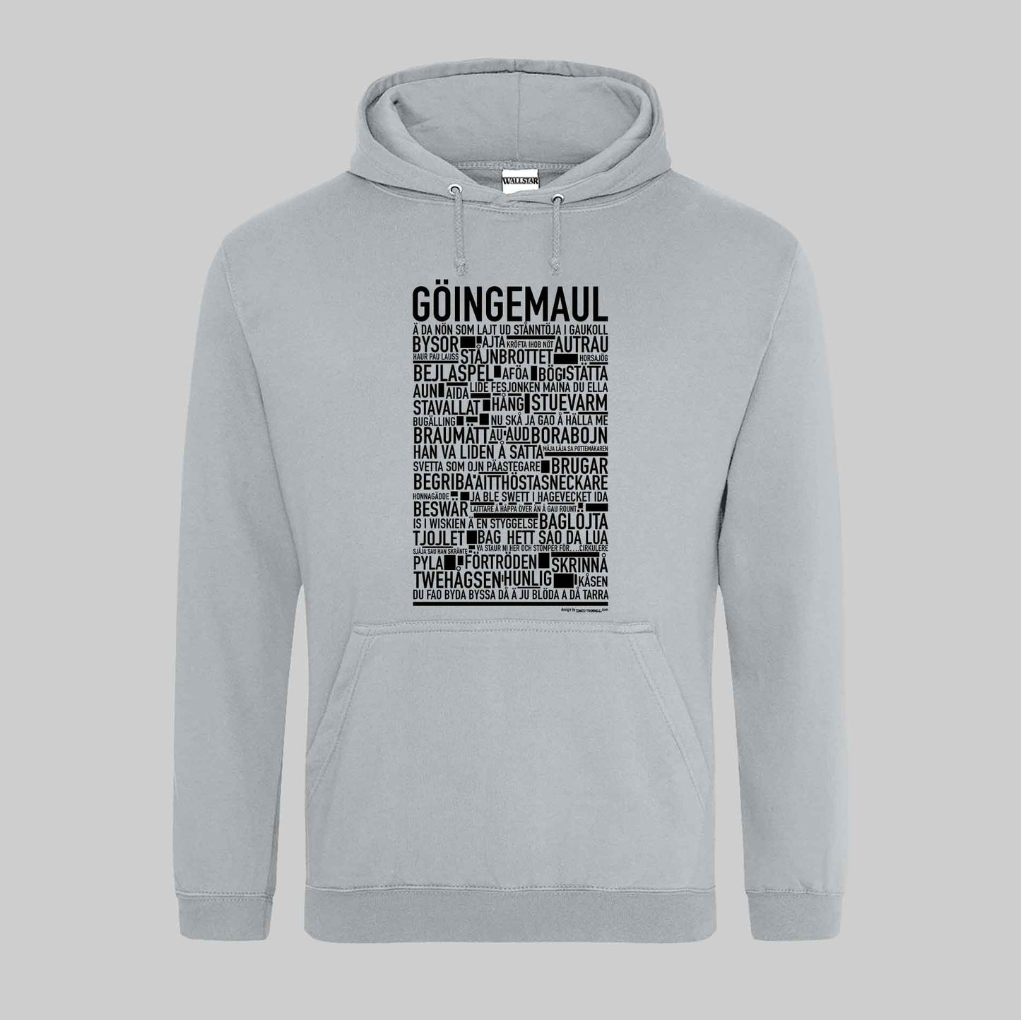Göingemaul Dialekt Text Hoodie