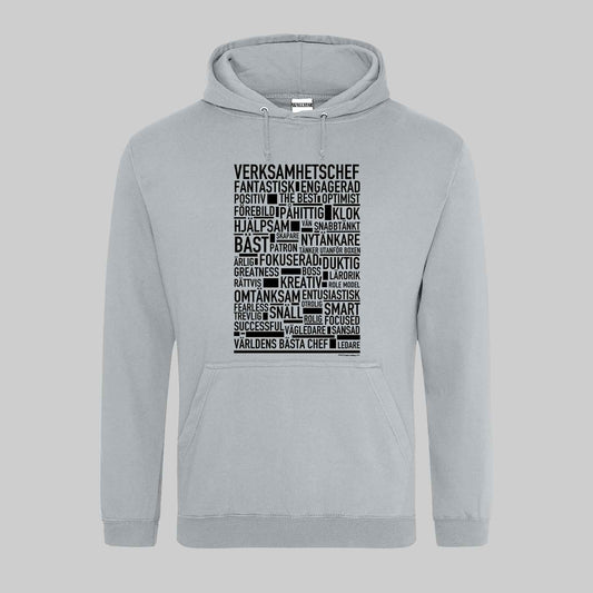 Verksamhetschef Text Hoodie