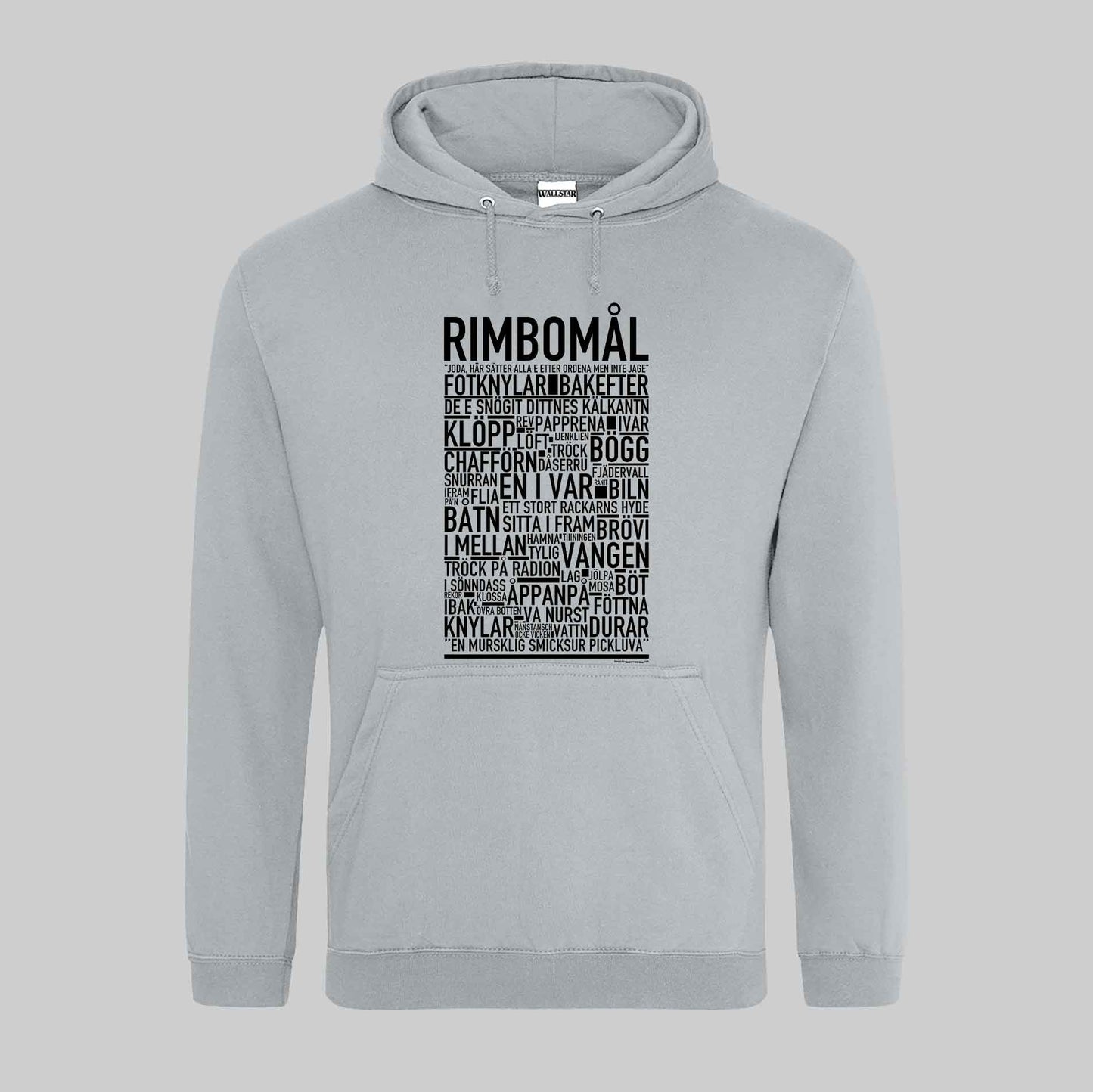 Rimbomål Dialekt Text Hoodie