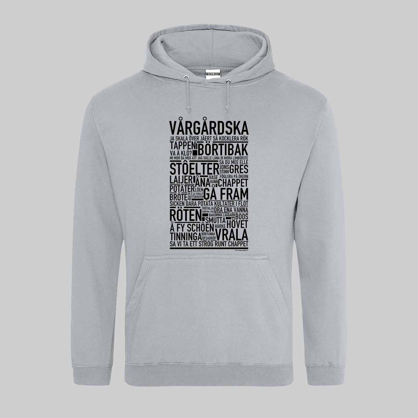 Vårgårdska Dialekt Text Hoodie