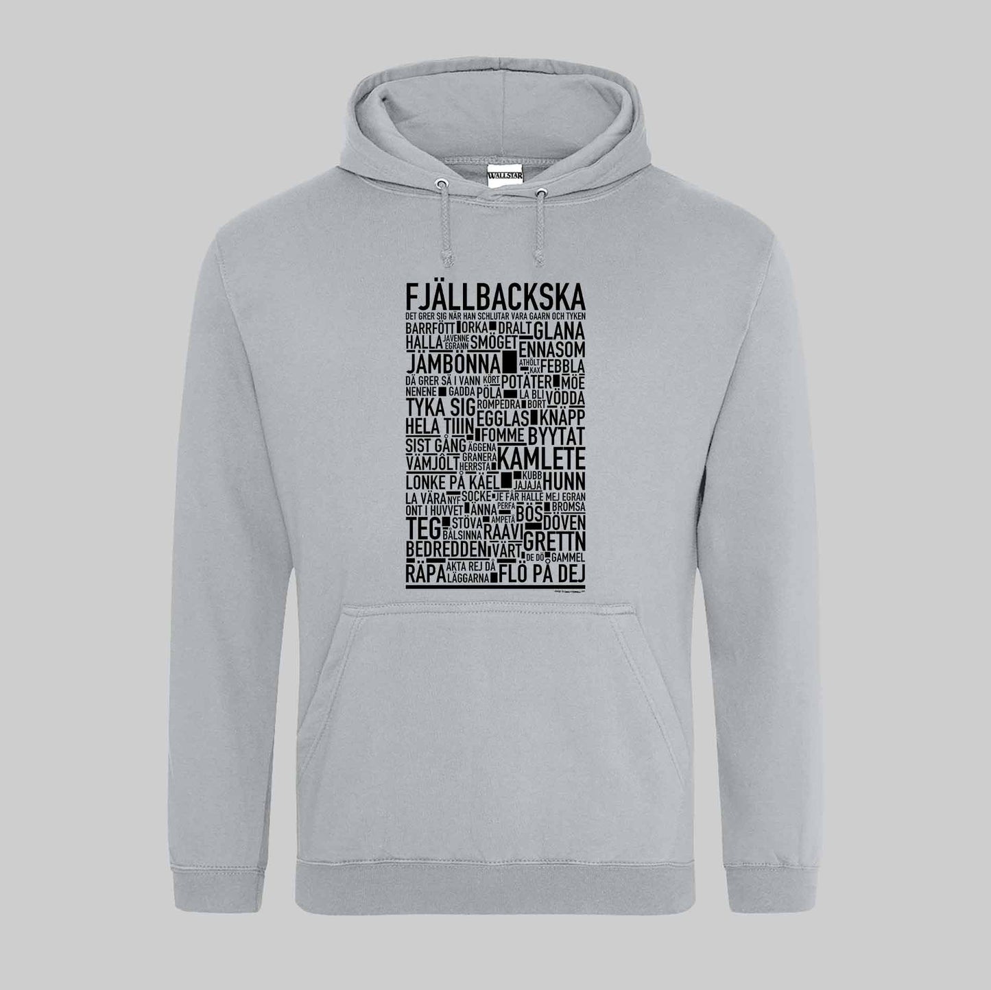 Fjällbackska Dialekt Text Hoodie
