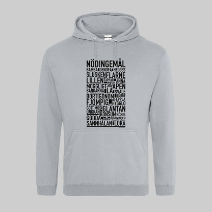 Nödingemål Dialekt Text Hoodie