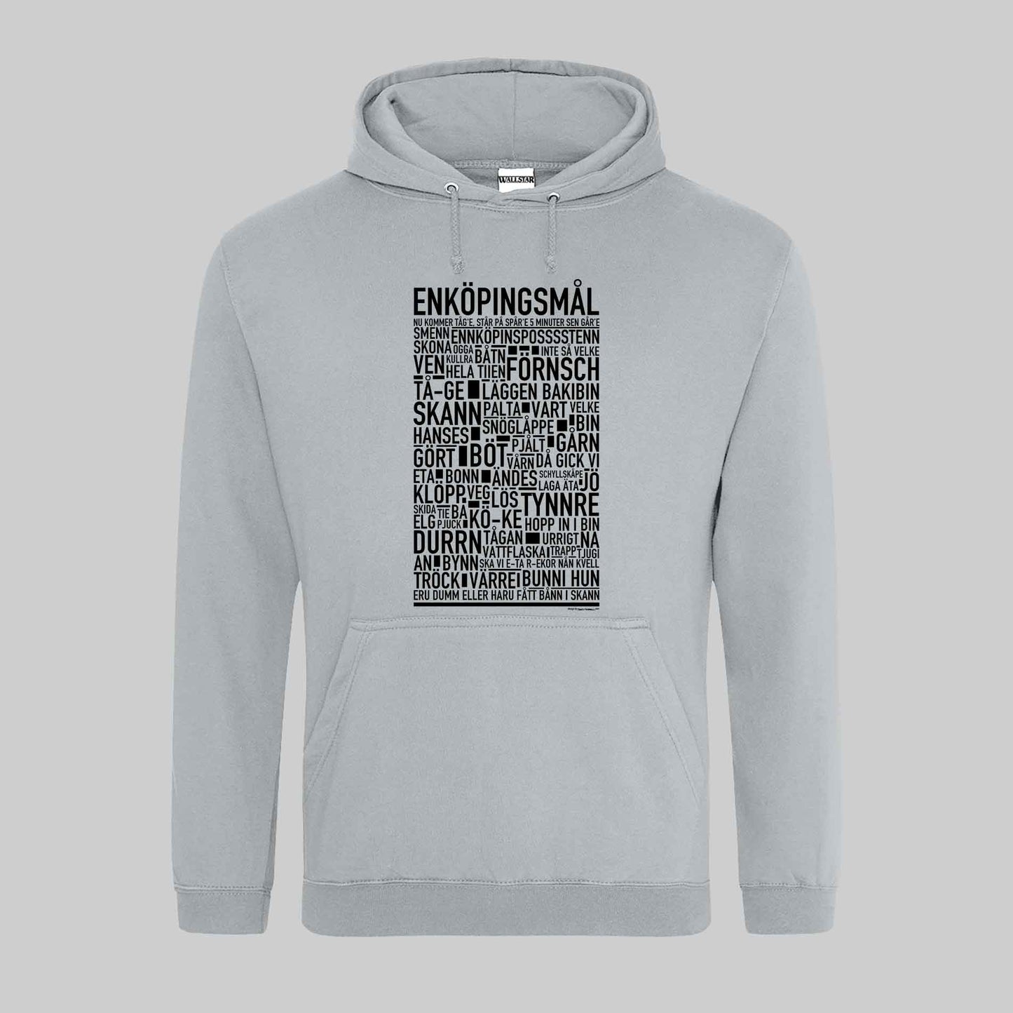 Enköpingsmål Dialekt Text Hoodie