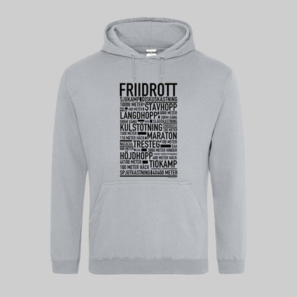 Friidrott Text Hoodie