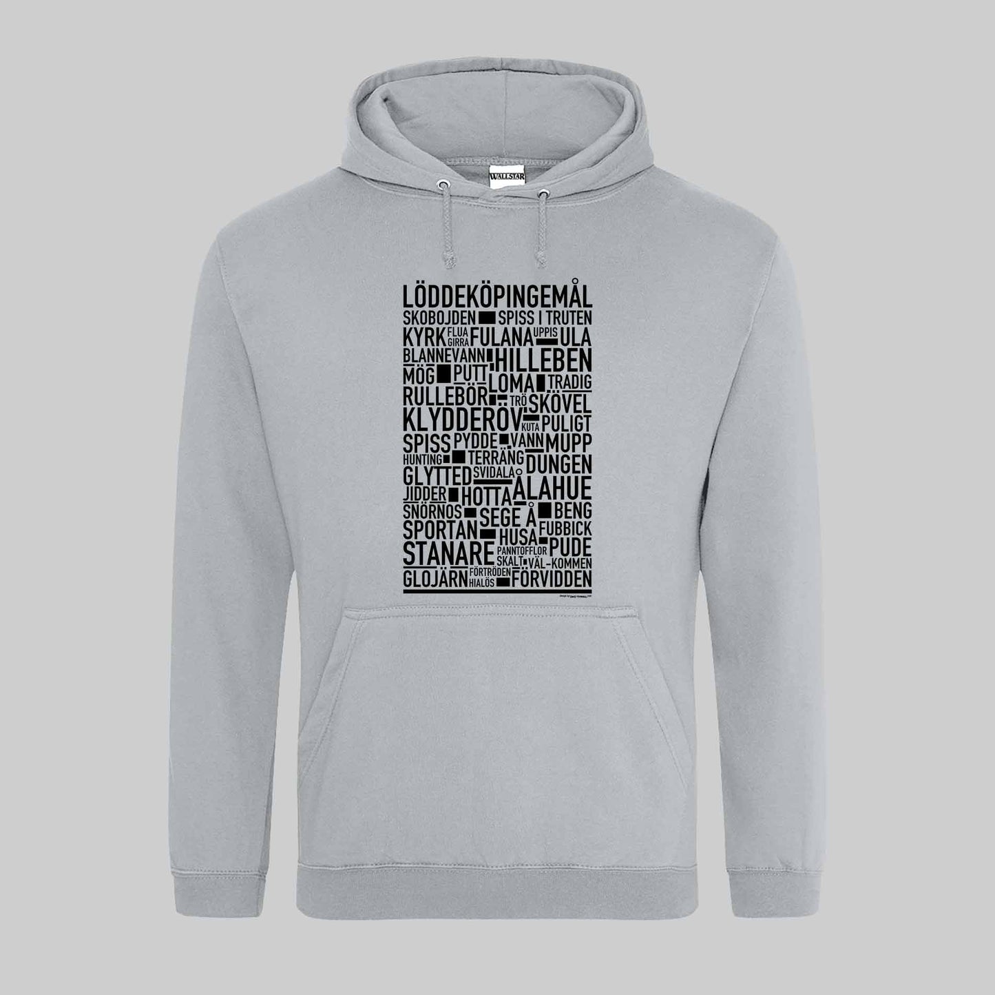Löddeköpingemål Dialekt Text Hoodie