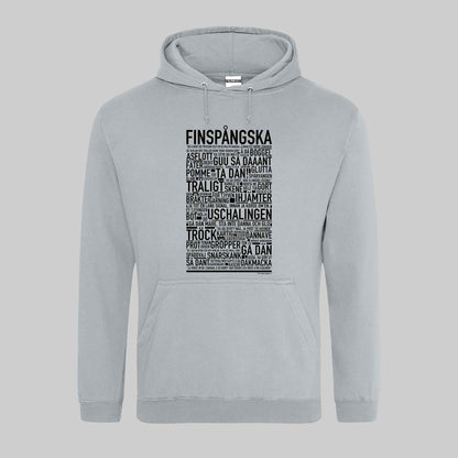 Finspångska Dialekt Text Hoodie