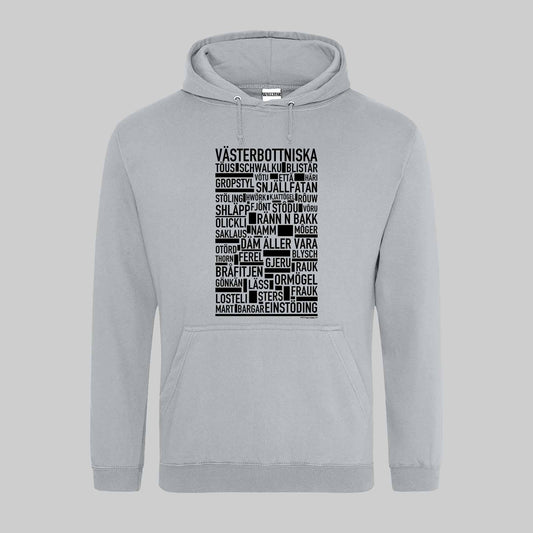 Västerbottniska Dialekt Text Hoodie