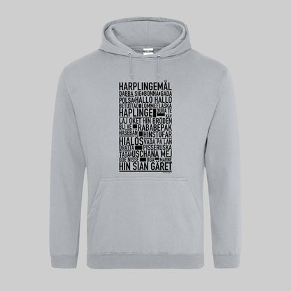 Harplingemål Dialekt Text Hoodie