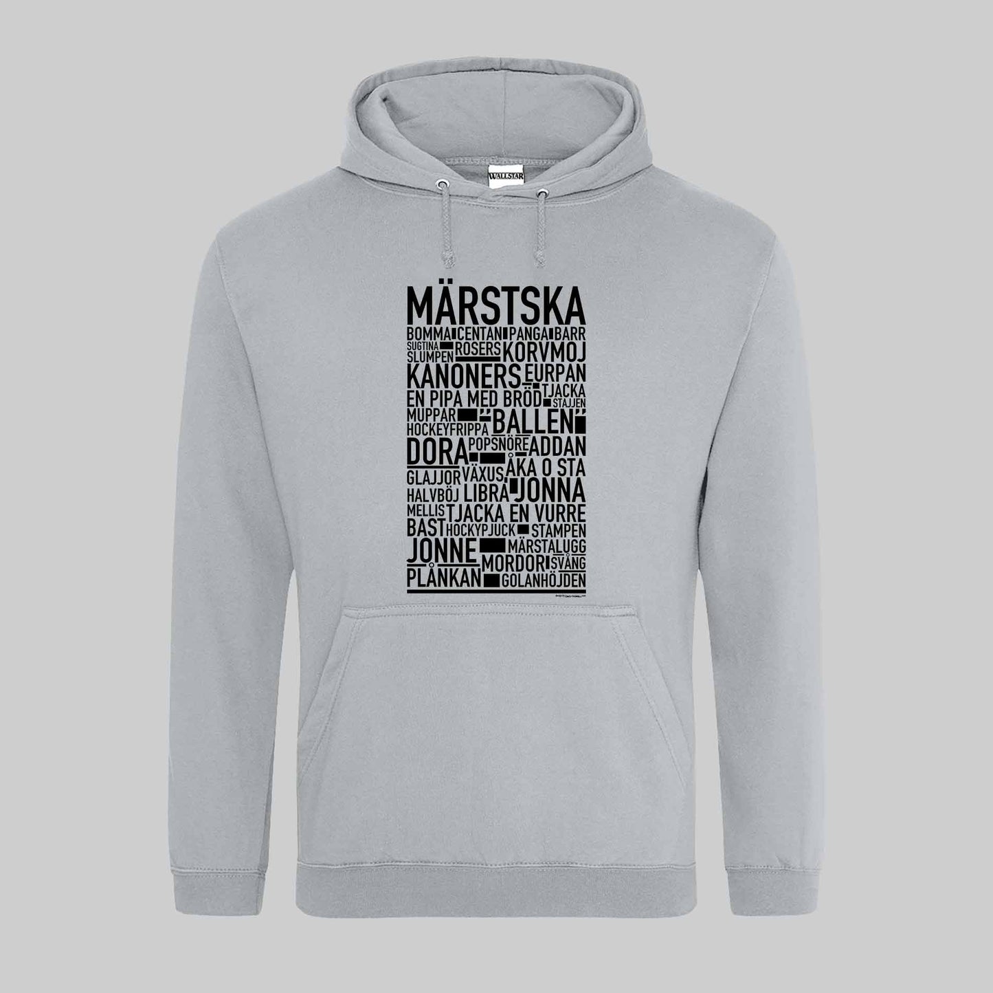 Märstska Dialekt Text Hoodie