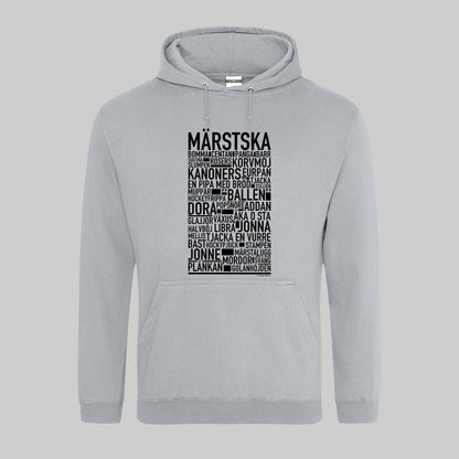 Märstska Dialekt Text Hoodie