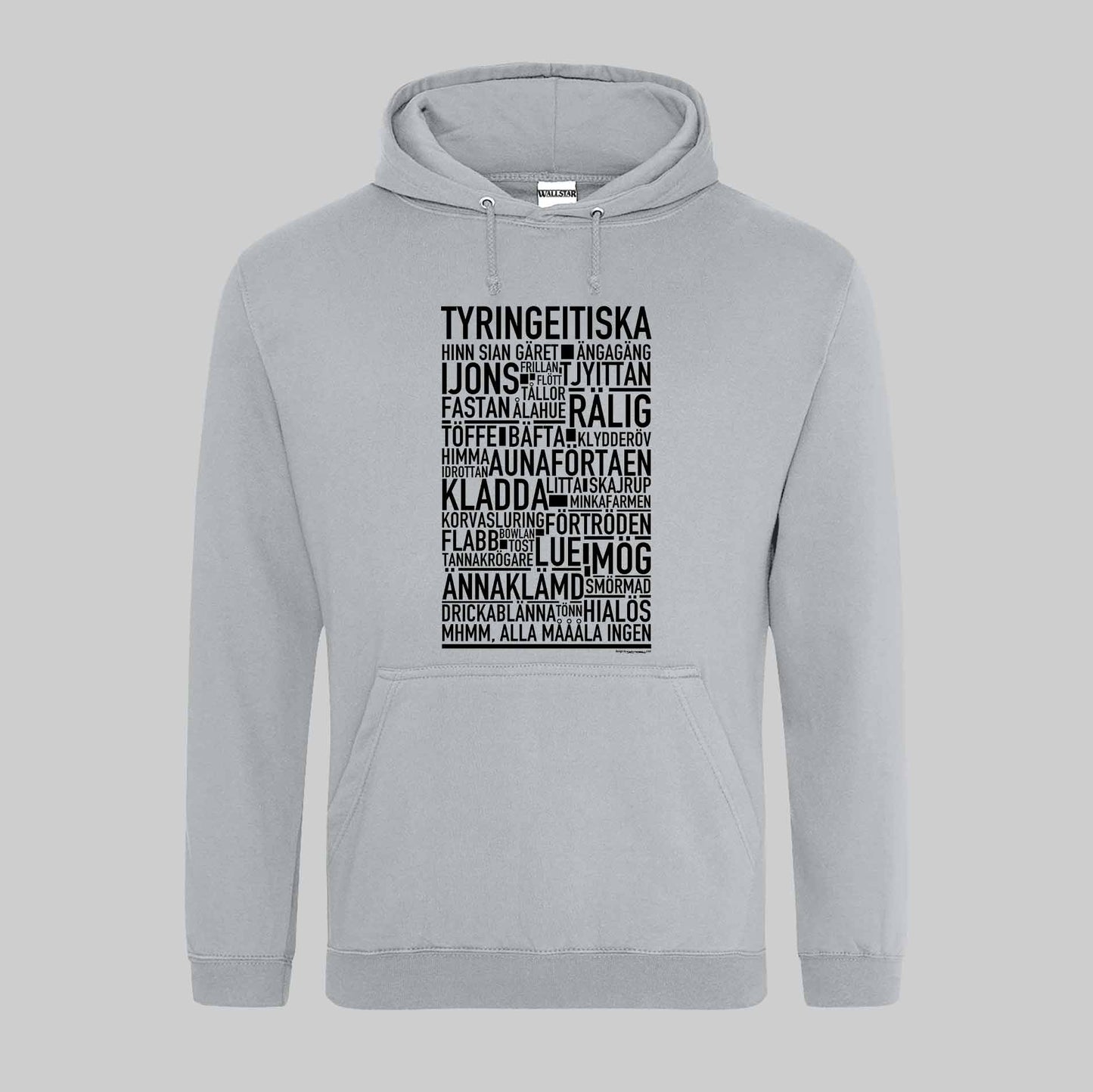 Tyringeitiska Dialekt Text Hoodie
